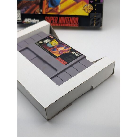 Porky Pig's Haunted Holiday (SNES Super Nintendo, 1995) Game & Box, Tested Works - Picture 9 of 12